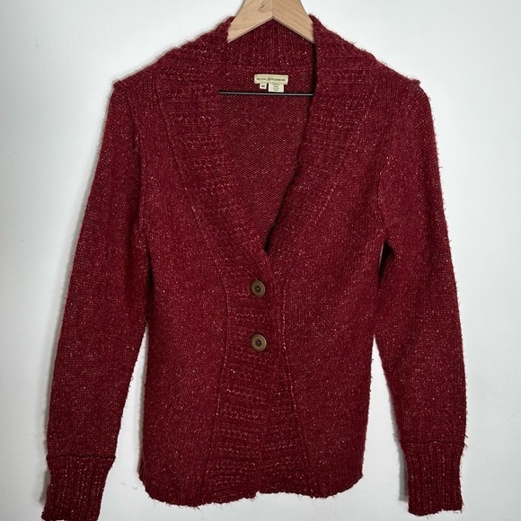 ROYAL Robbins Cardigan Sweater, Size M, Red - Picture 1 of 6
